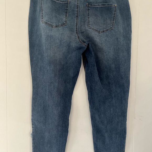 C est. 1946 Denim Hi Rise Jeans Raw Hem Size 18W - Picture 9 of 12